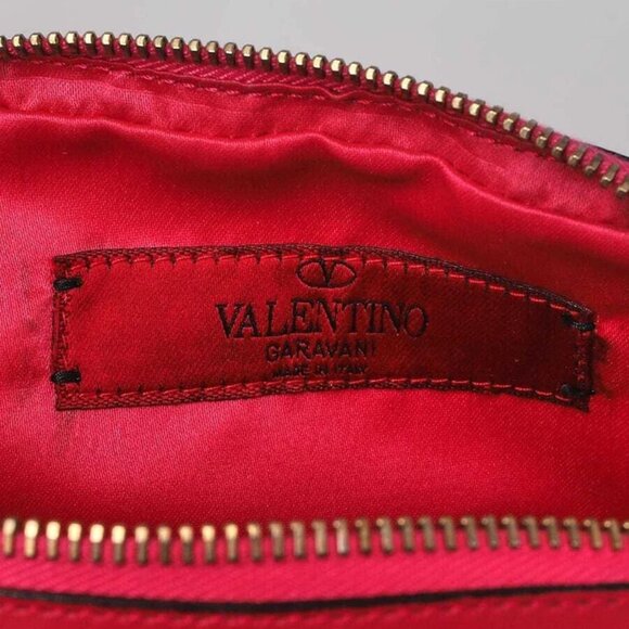 Valentino Pink Nappa Leather Rockstud Mini Crossbody Chain Bag - Picture 6 of 10